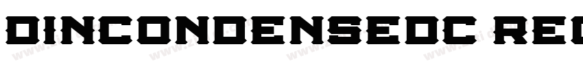 DINCondensedC Regula字体转换